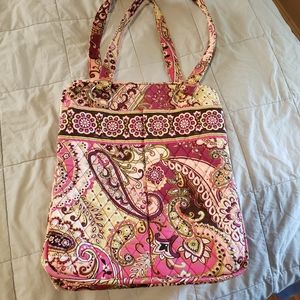 Vera Bradley Very Berry Paisley Retired Large Bag